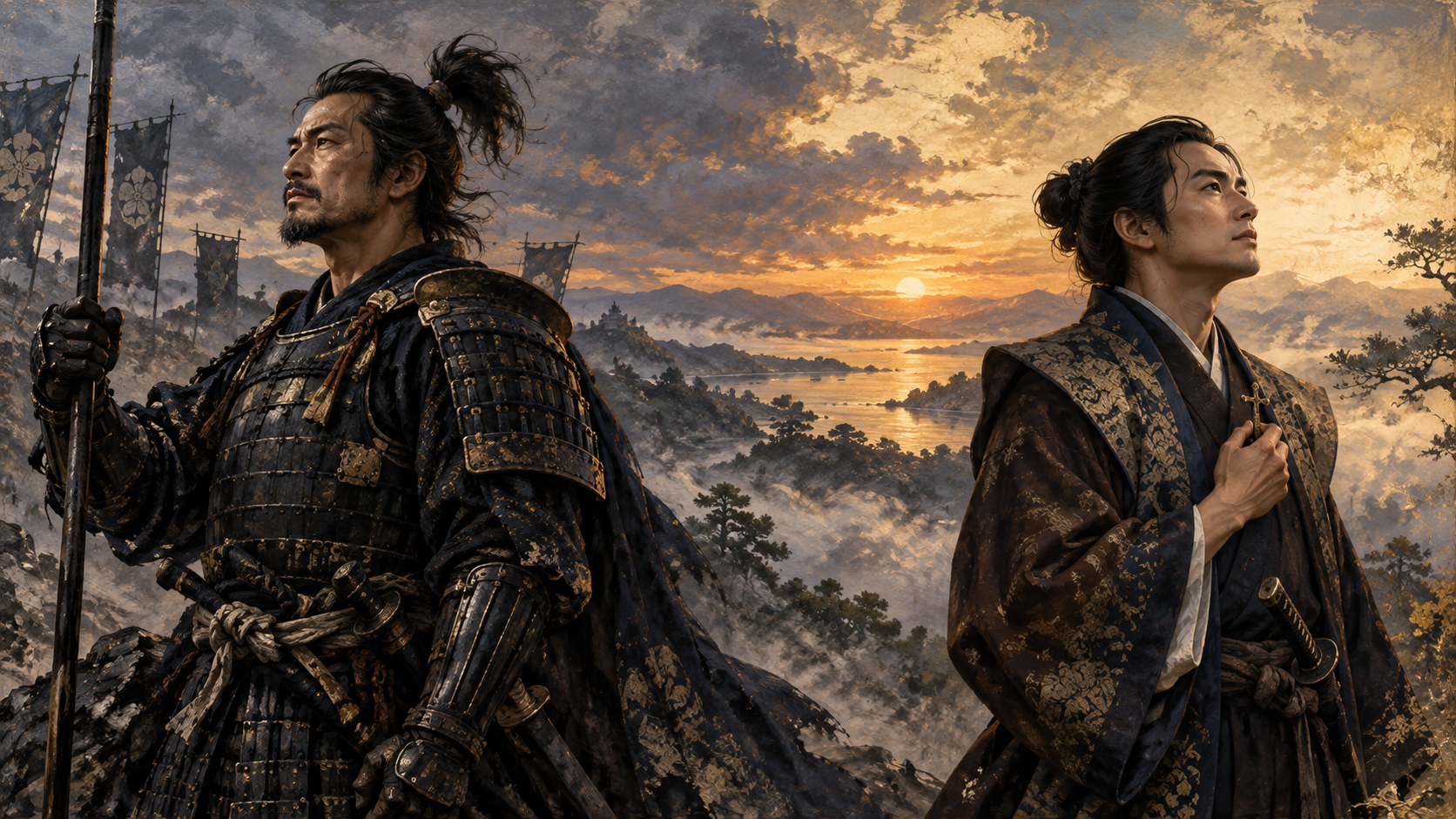武人の島左近とキリシタン大名の高山右近