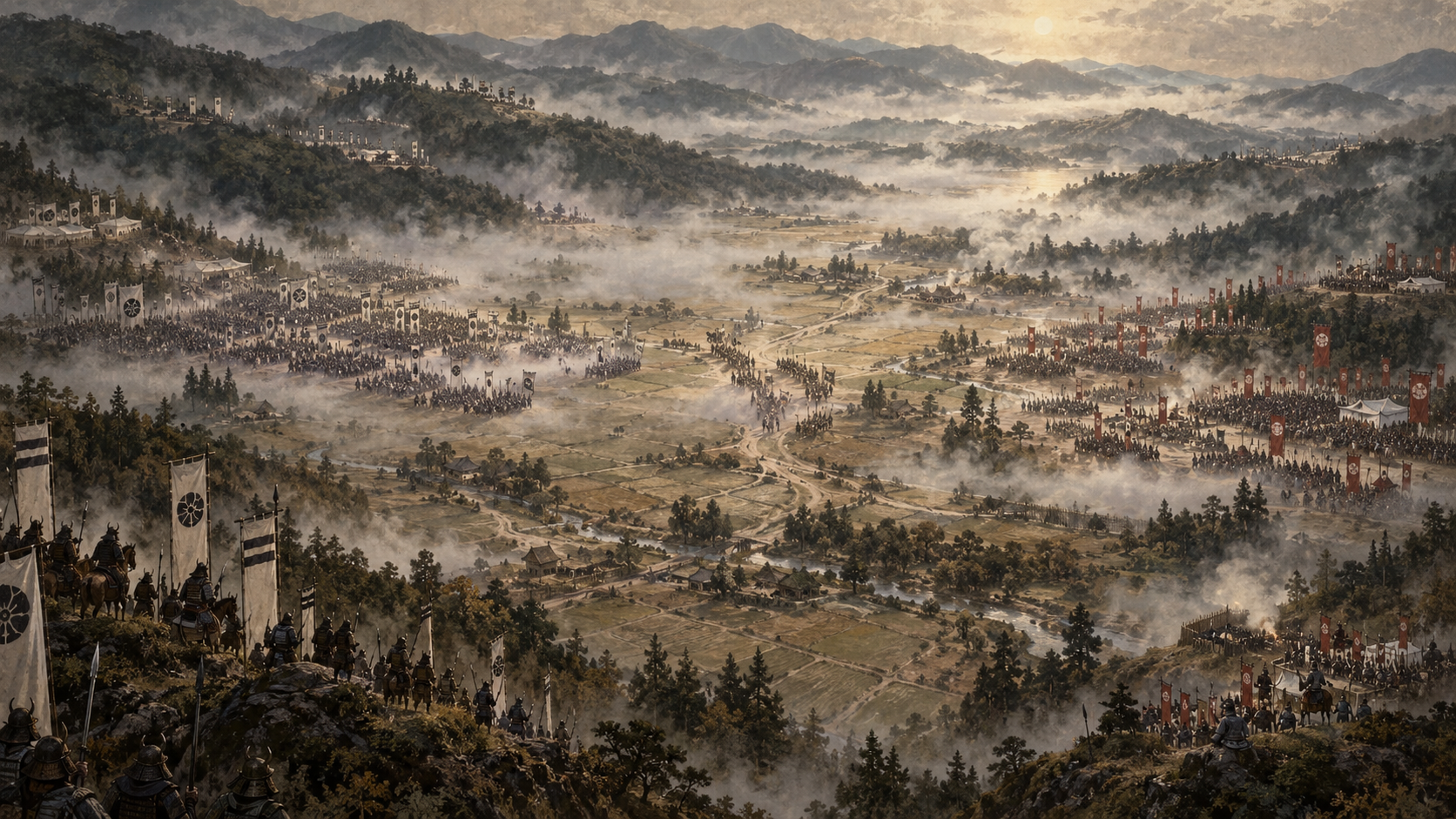 関ケ原の合戦を俯瞰した布陣