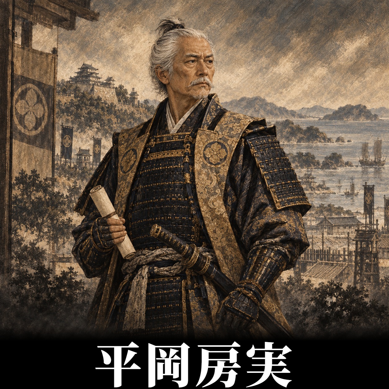平岡房実の肖像