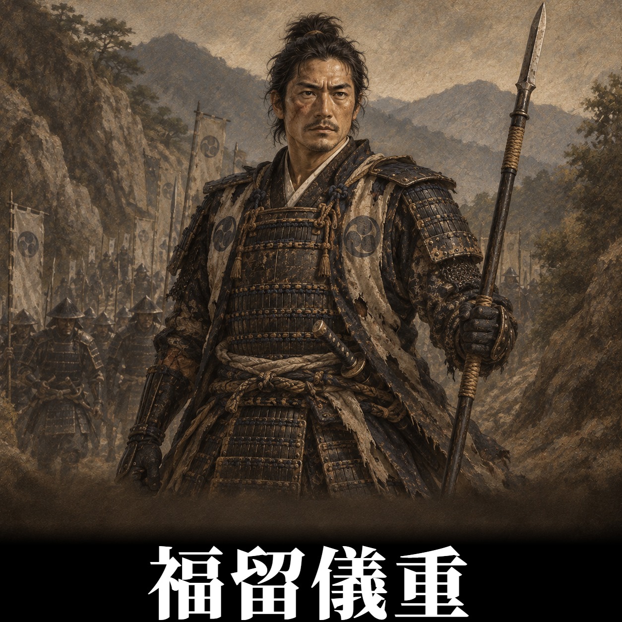福留儀重の肖像