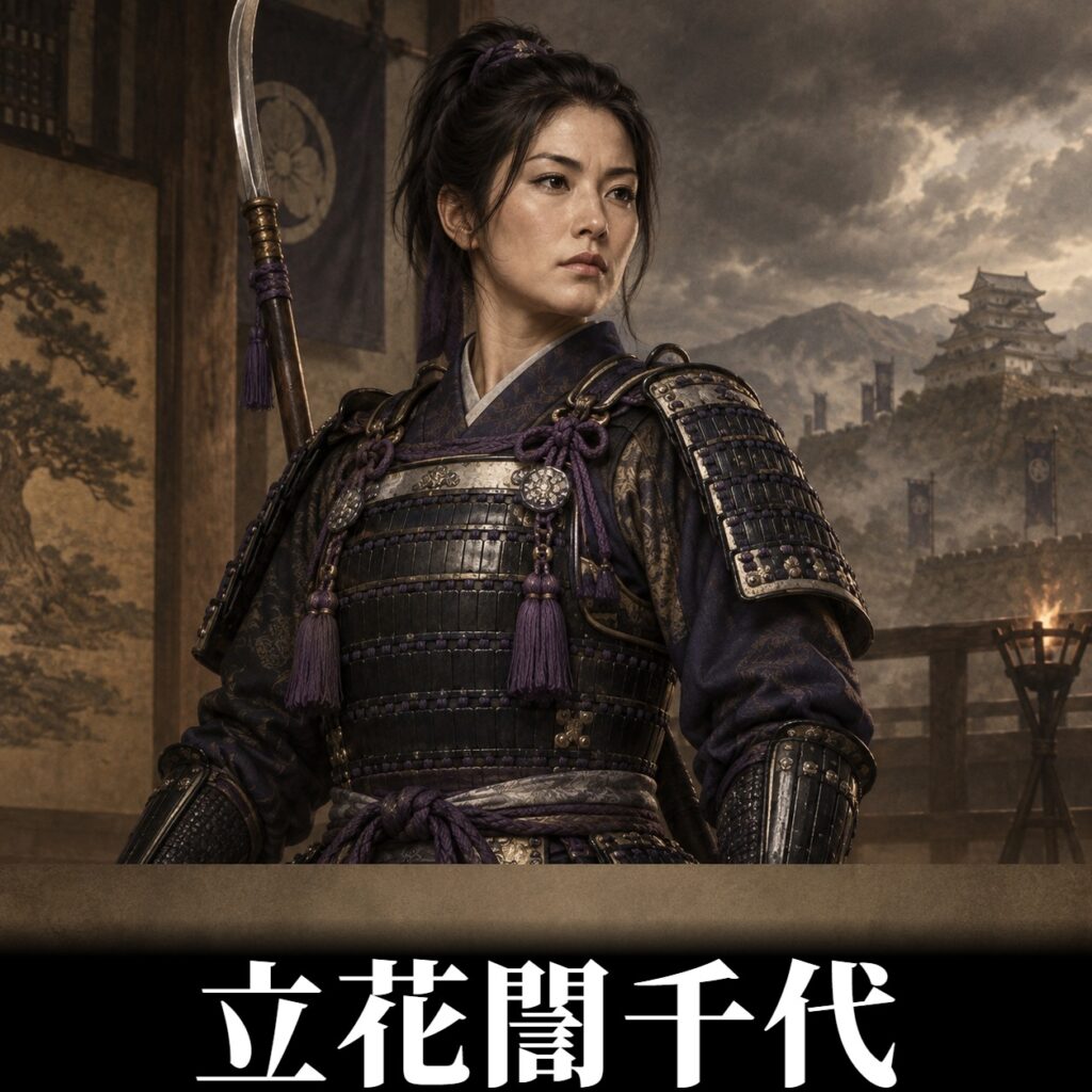 立花誾千代の肖像イラスト