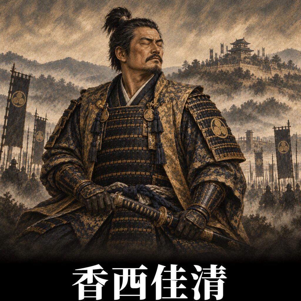 香西佳清の肖像