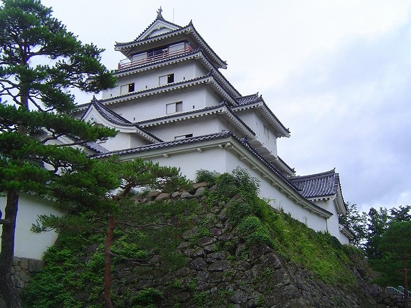 上杉景勝が120万石で入った会津の若松城(鶴ヶ城)(運営者撮影)