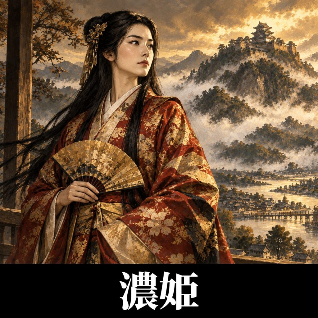 濃姫のイラスト（イメージ）