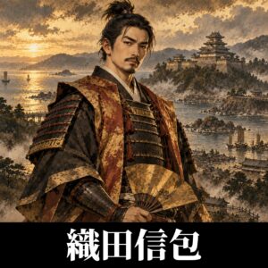 織田信包のイラスト（イメージ）