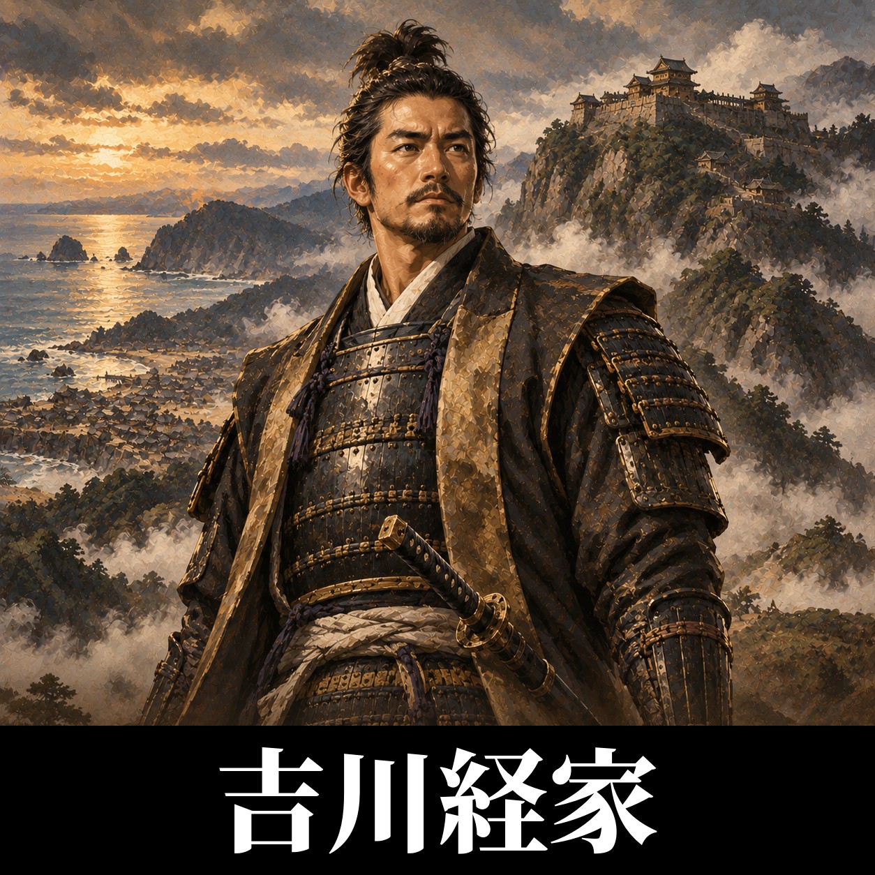 吉川経家のイラスト(イメージ)