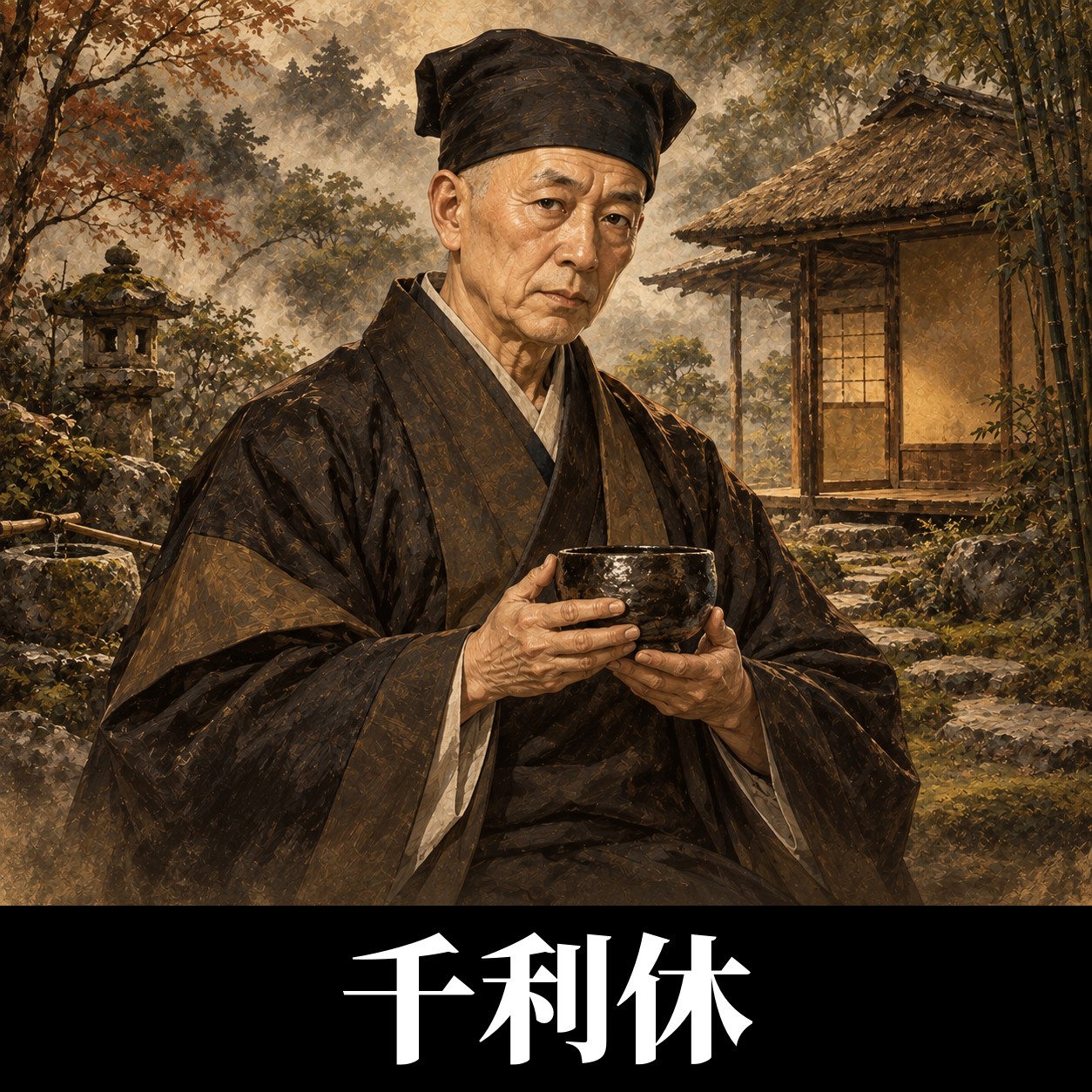 千利休のイラスト（イメージ）