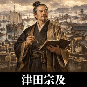 津田宗及のイラスト（イメージ）