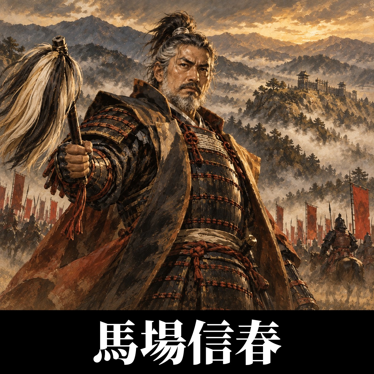 馬場信春のイラスト(イメージ)