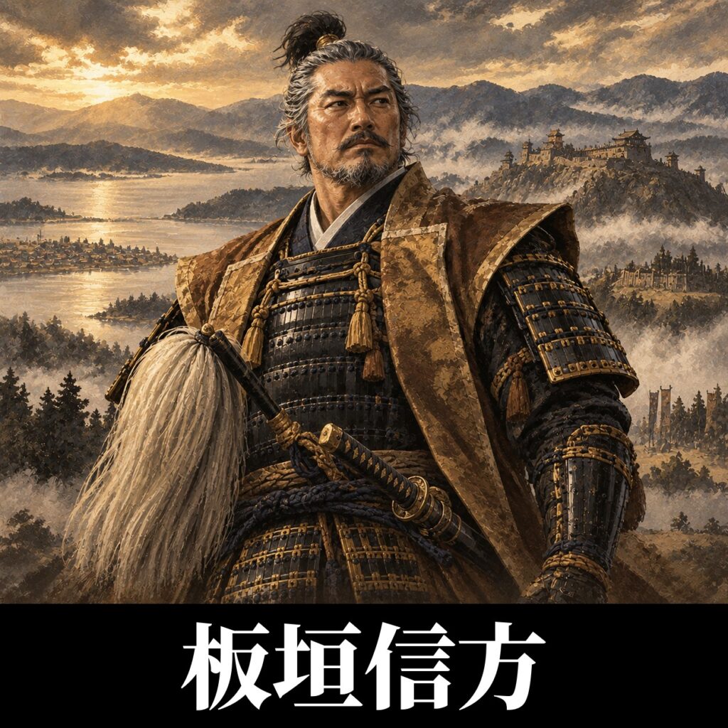 板垣信方のイラスト(イメージ)