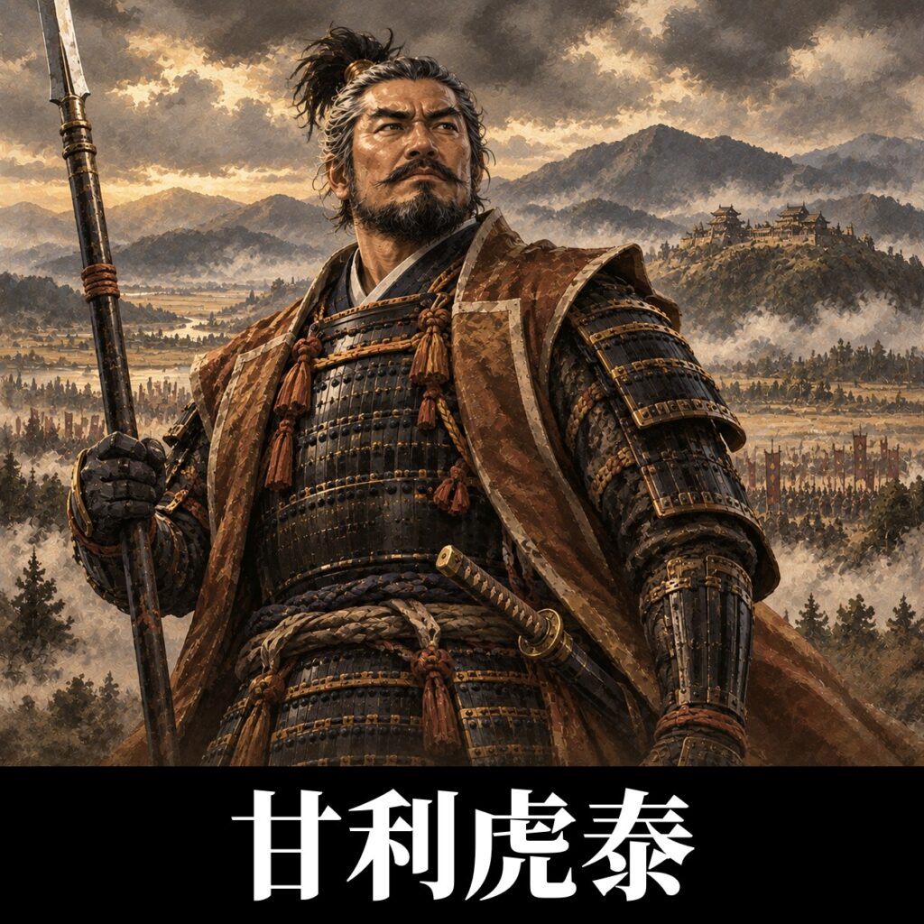 甘利虎泰のイラスト(イメージ)