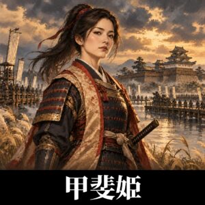 甲斐姫のイラスト（イメージ）