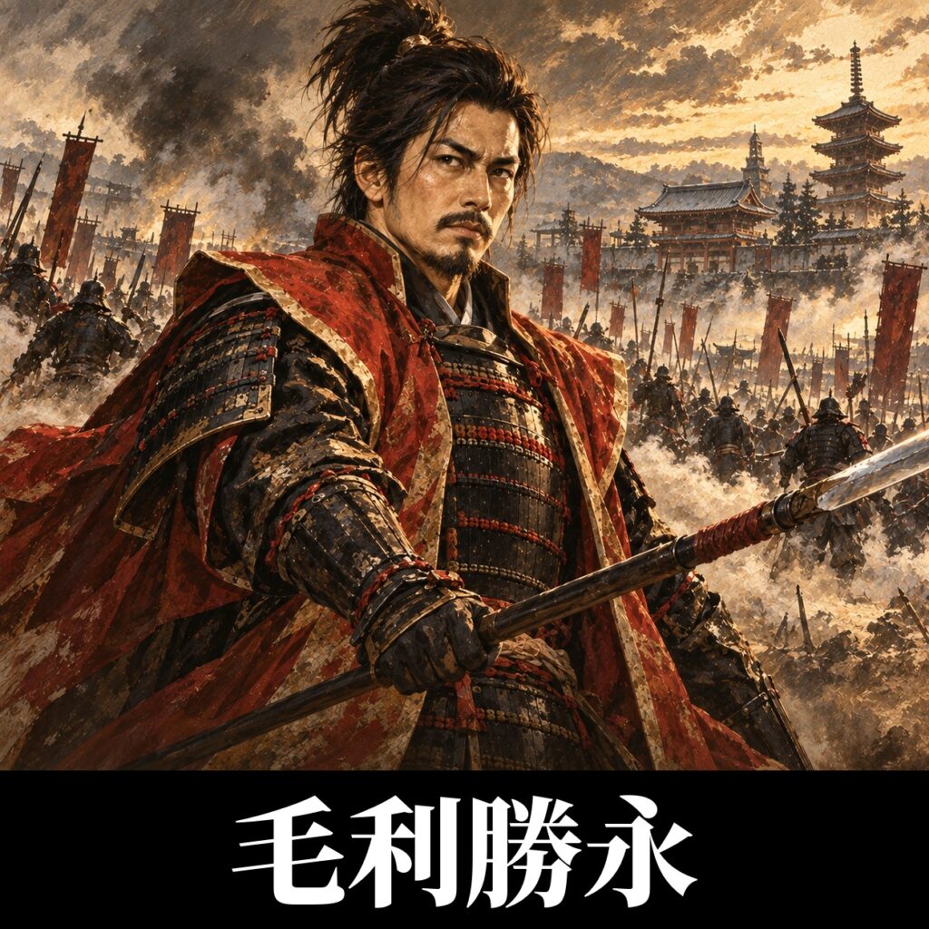 毛利勝永のイラスト(イメージ)