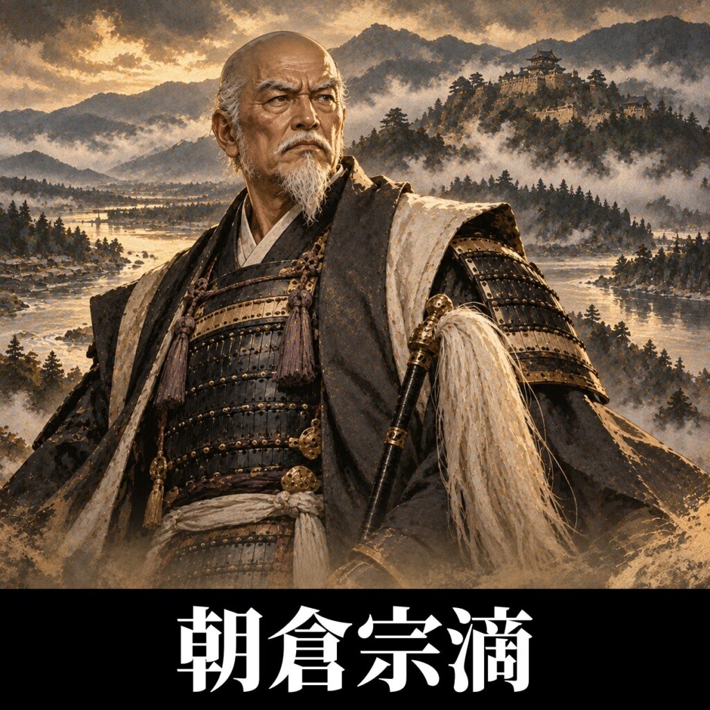 朝倉宗滴のイラスト(イメージ)