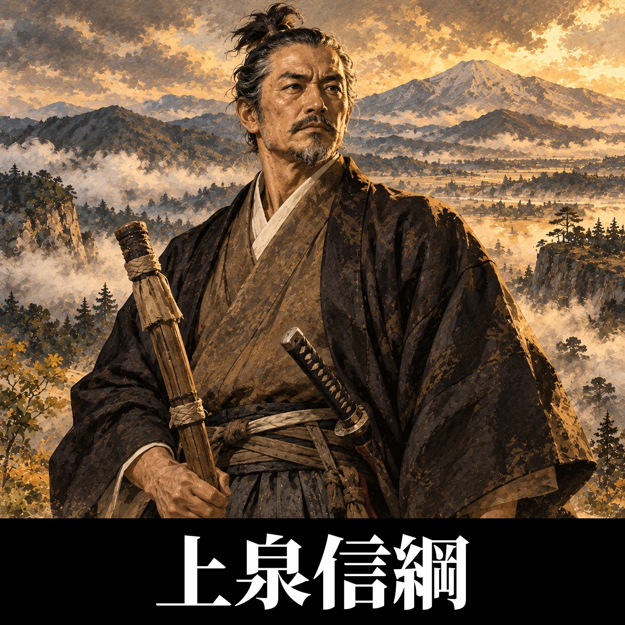 上泉信綱のイラスト（イメージ）