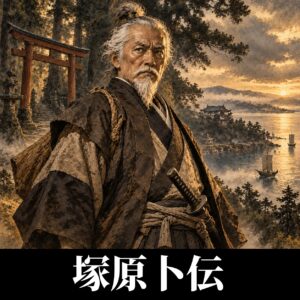 塚原卜伝のイラスト（イメージ）