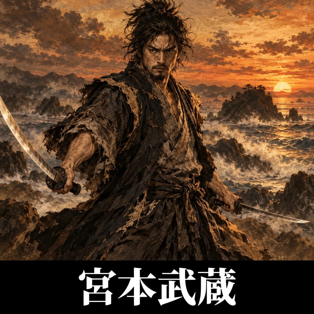 宮本武蔵のイラスト(イメージ)