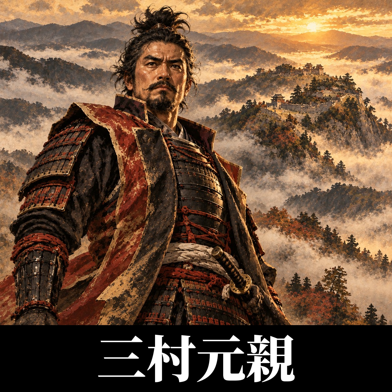 三村元親のイラスト（イメージ）