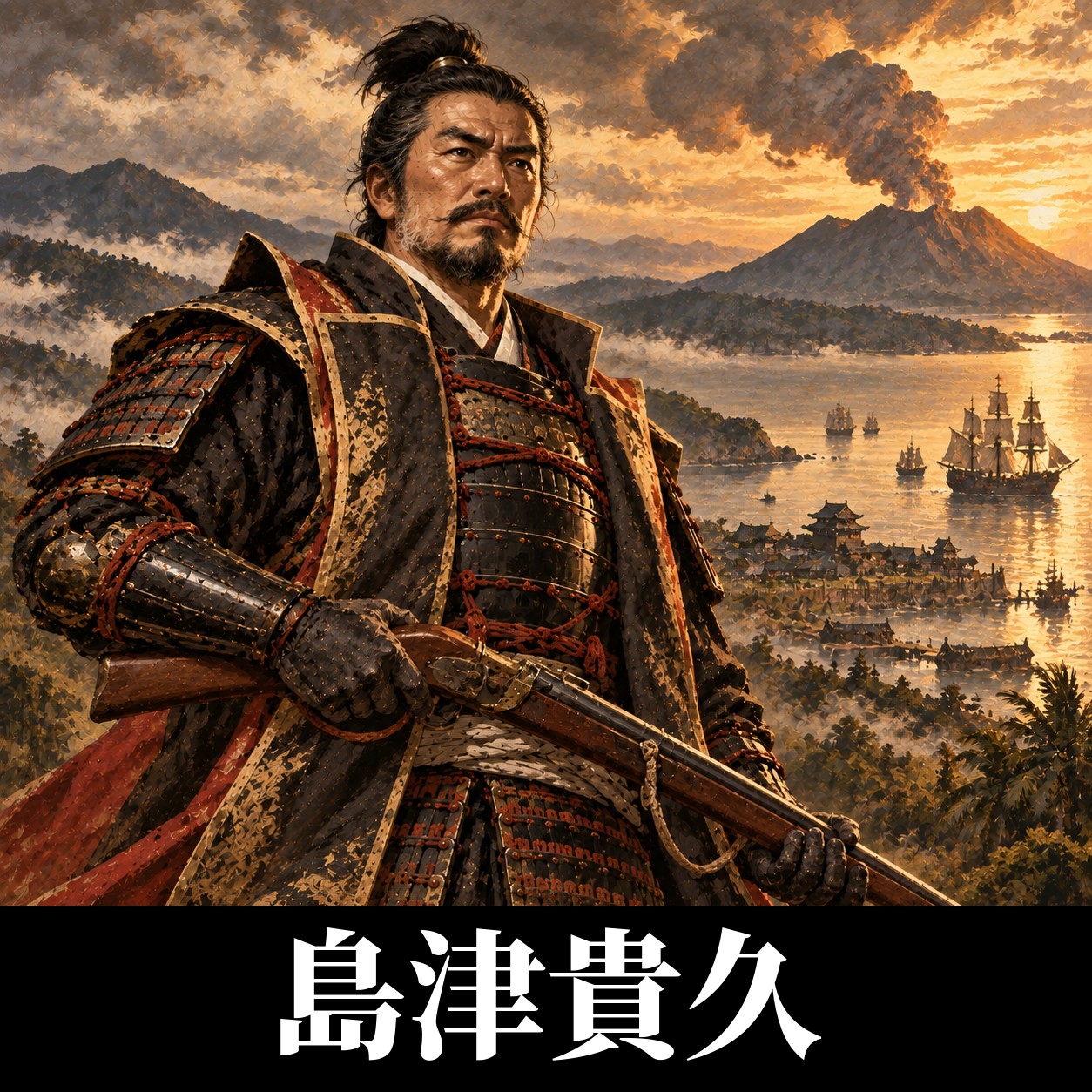 島津貴久のイラスト（イメージ）