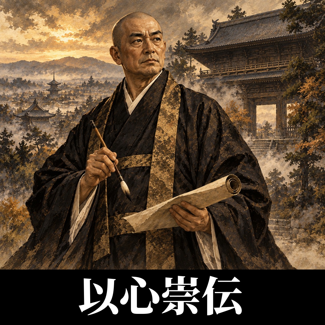 以心崇伝のイラスト(イメージ)