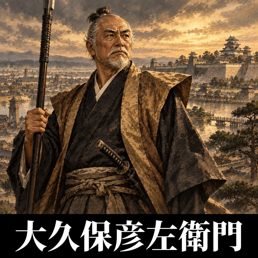 大久保彦左衛門のイラスト（イメージ）