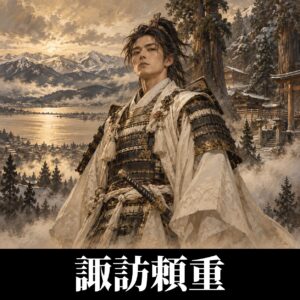 諏訪頼重のイラスト（イメージ）