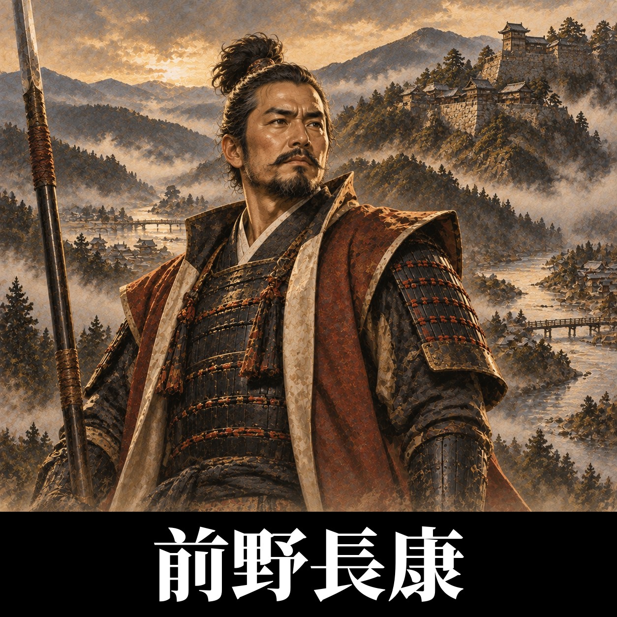 前野長康のイラスト(イメージ)
