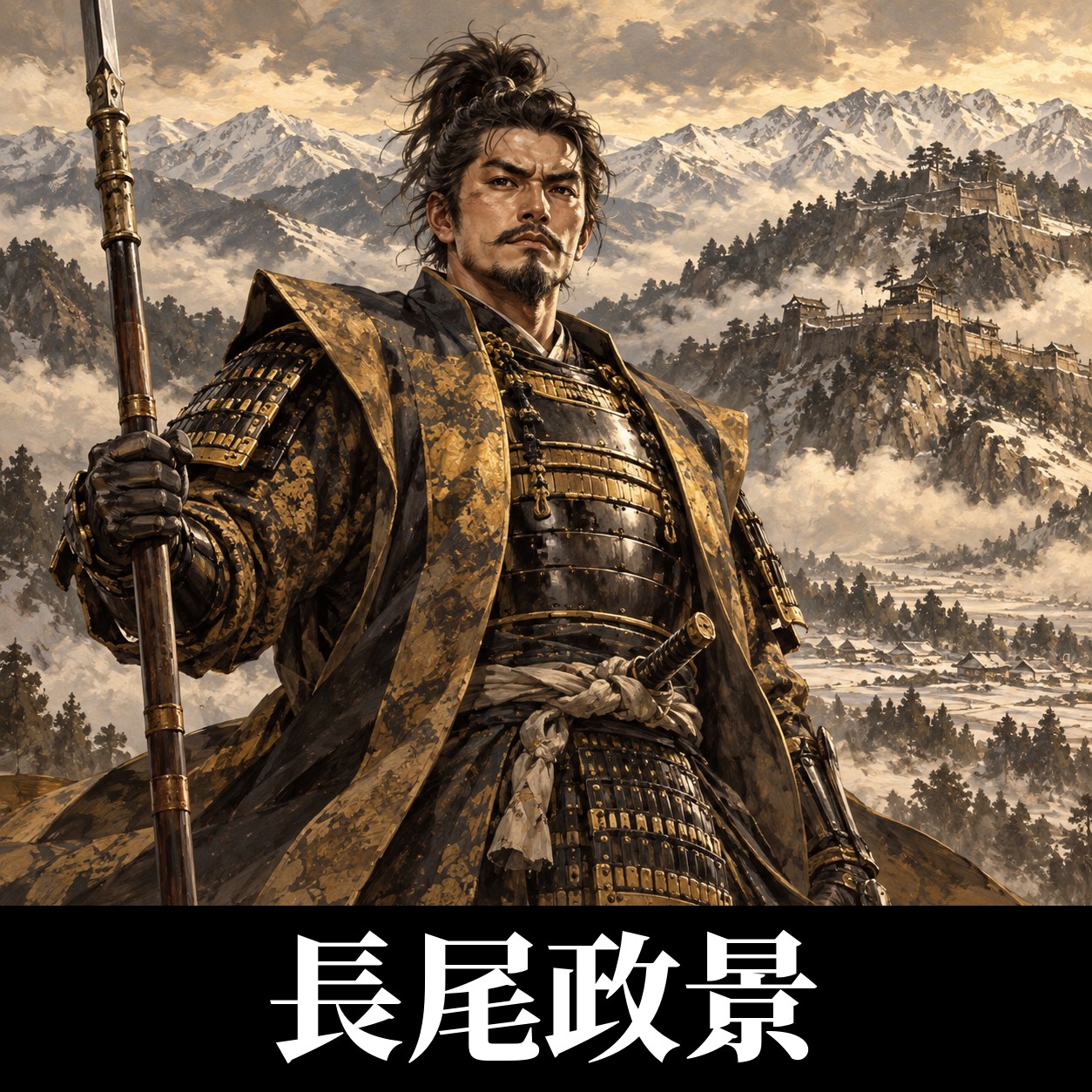 長尾政景のイラスト(イメージ)