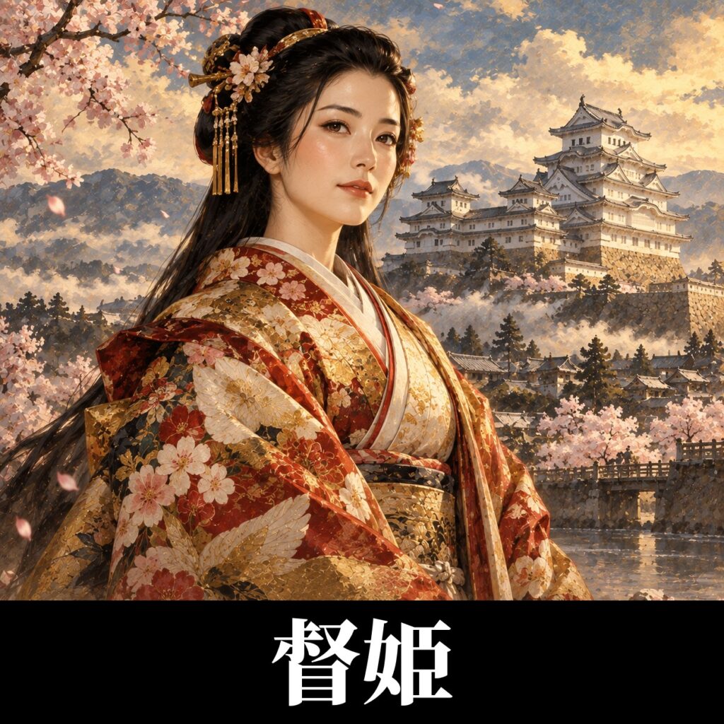 督姫のイラスト（イメージ）