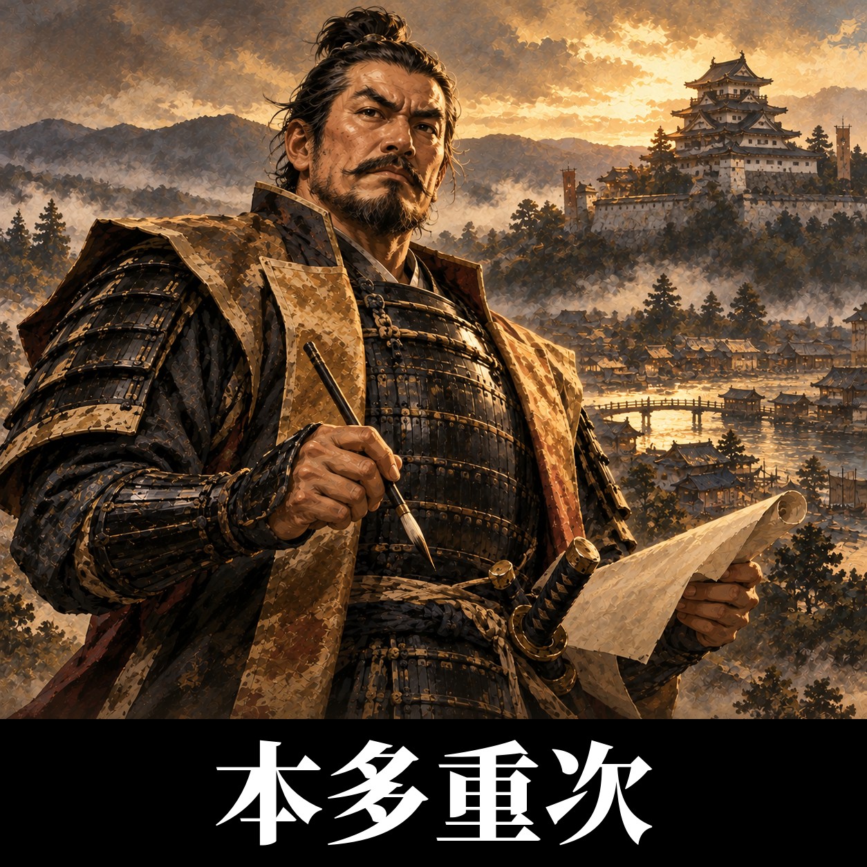 本多重次のイラスト(イメージ)