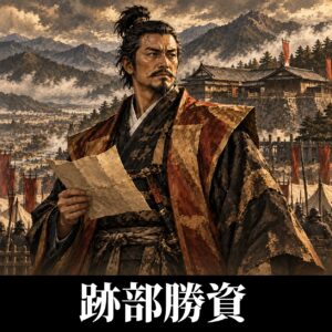 跡部勝資のイラスト（イメージ）