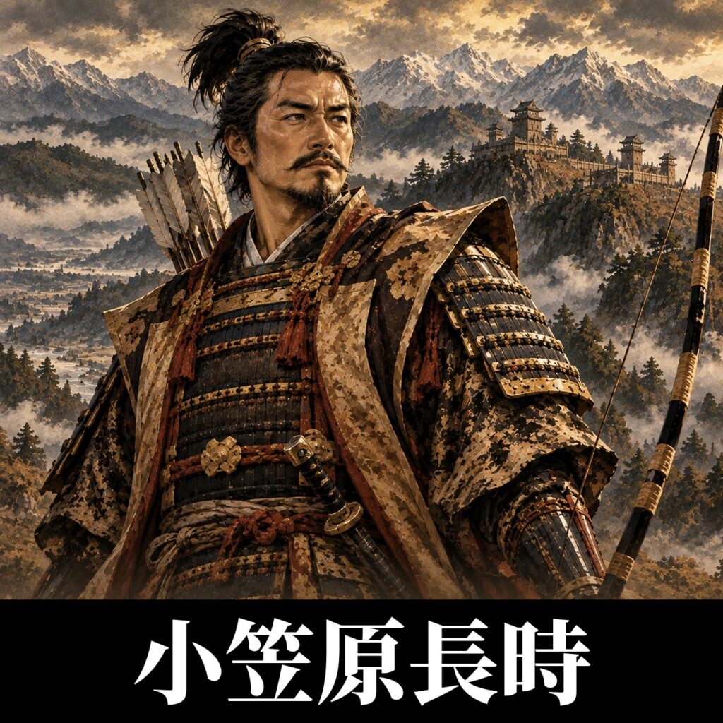 小笠原長時のイラスト（イメージ）
