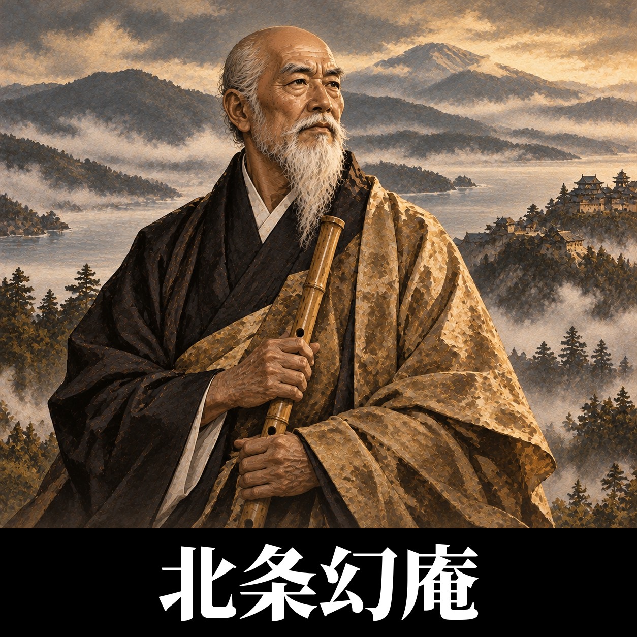 北条幻庵のイラスト（イメージ）