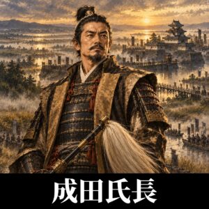 成田氏長のイラスト（イメージ）