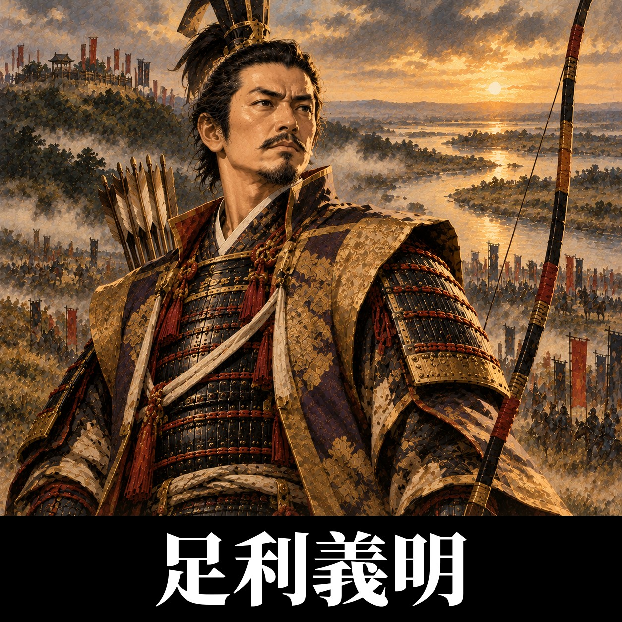 足利義明のイラスト（イメージ）