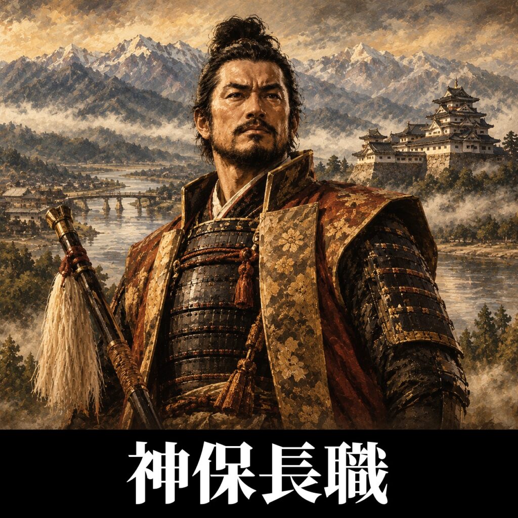 神保長職のイラスト(イメージ)