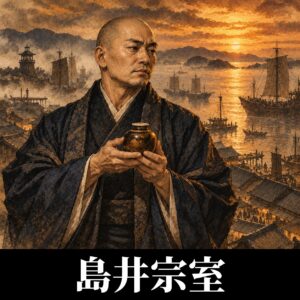 島井宗室のイラスト（イメージ）