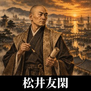 松井友閑のイラスト（イメージ）