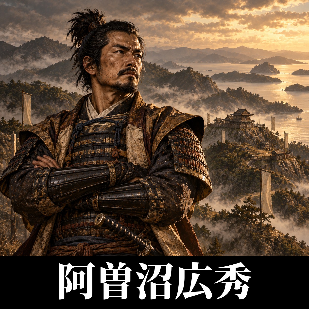 阿曽沼広秀のイラスト（イメージ）