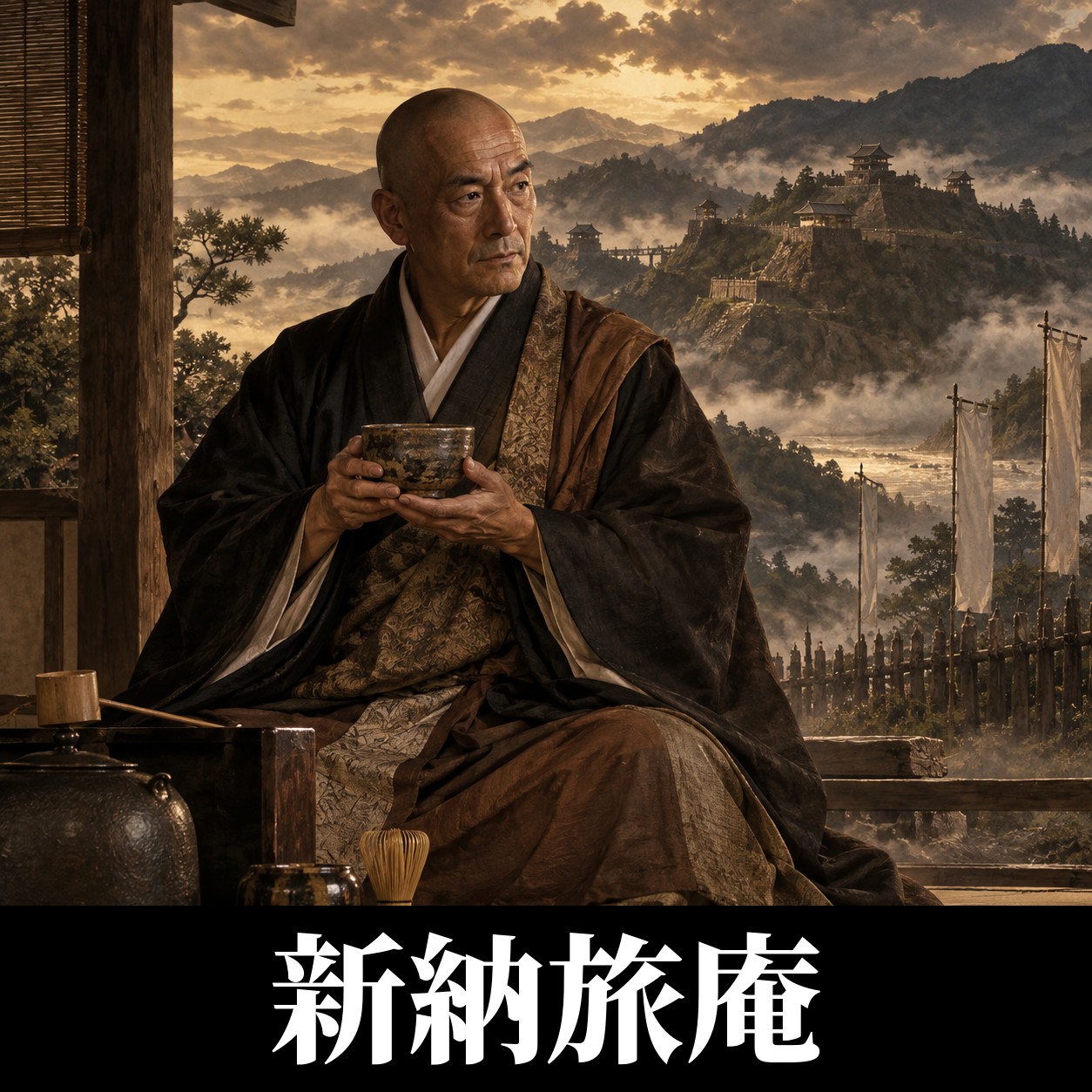 新納旅庵のイラスト（イメージ）