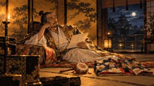 伏見城で手紙を手に我が子を思う晩年の豊臣秀吉（イメージ）