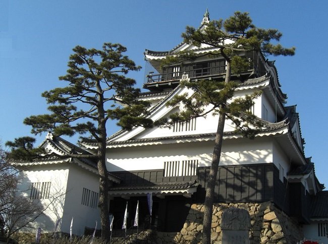 家康が生まれた岡崎城の天守(復元)