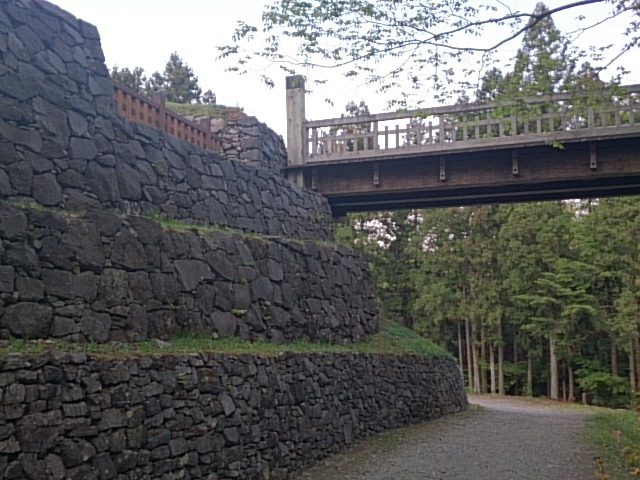八王子城の石垣