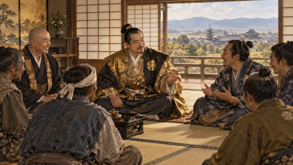 和を以て大和をなす・立場を超えて語り合う人々