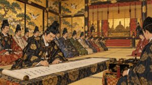 聚楽第行幸の起請文とは｜29人の武将は何を誓ったのか ― 3か条の中身、宛先の「金吾殿」、官職と本姓の署名