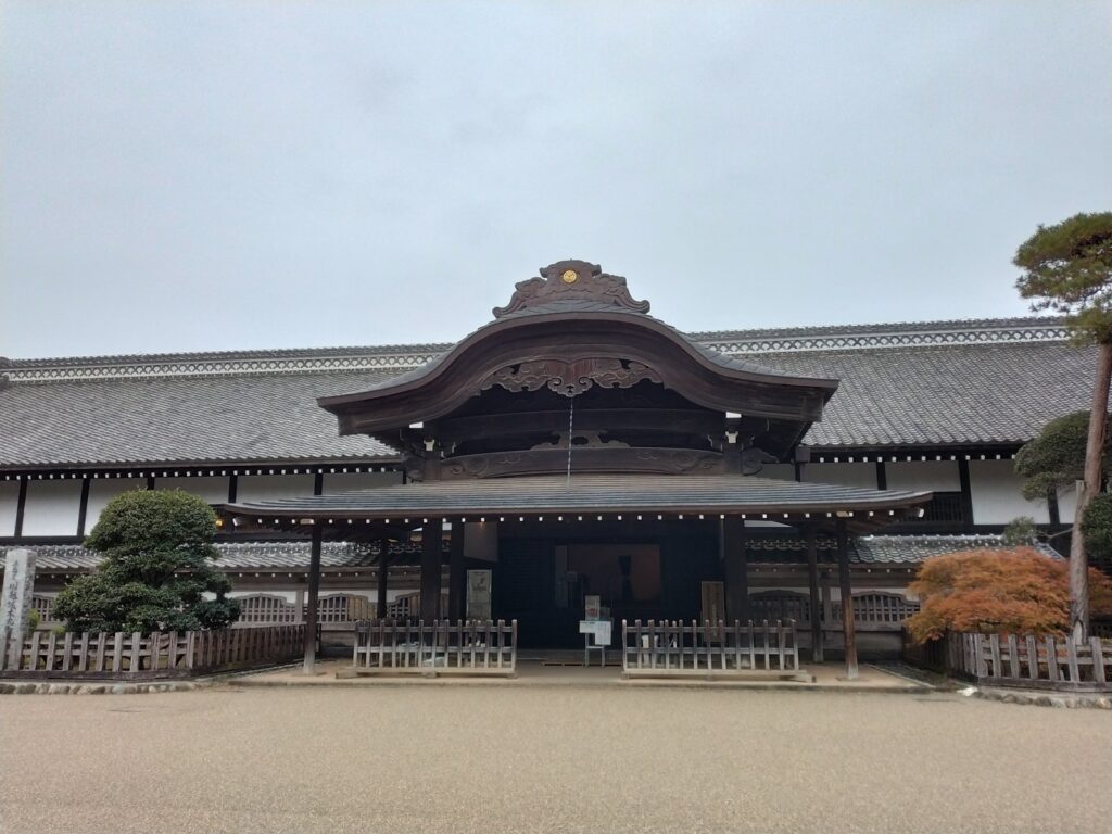 川越城本丸御殿の玄関(埼玉県川越市)