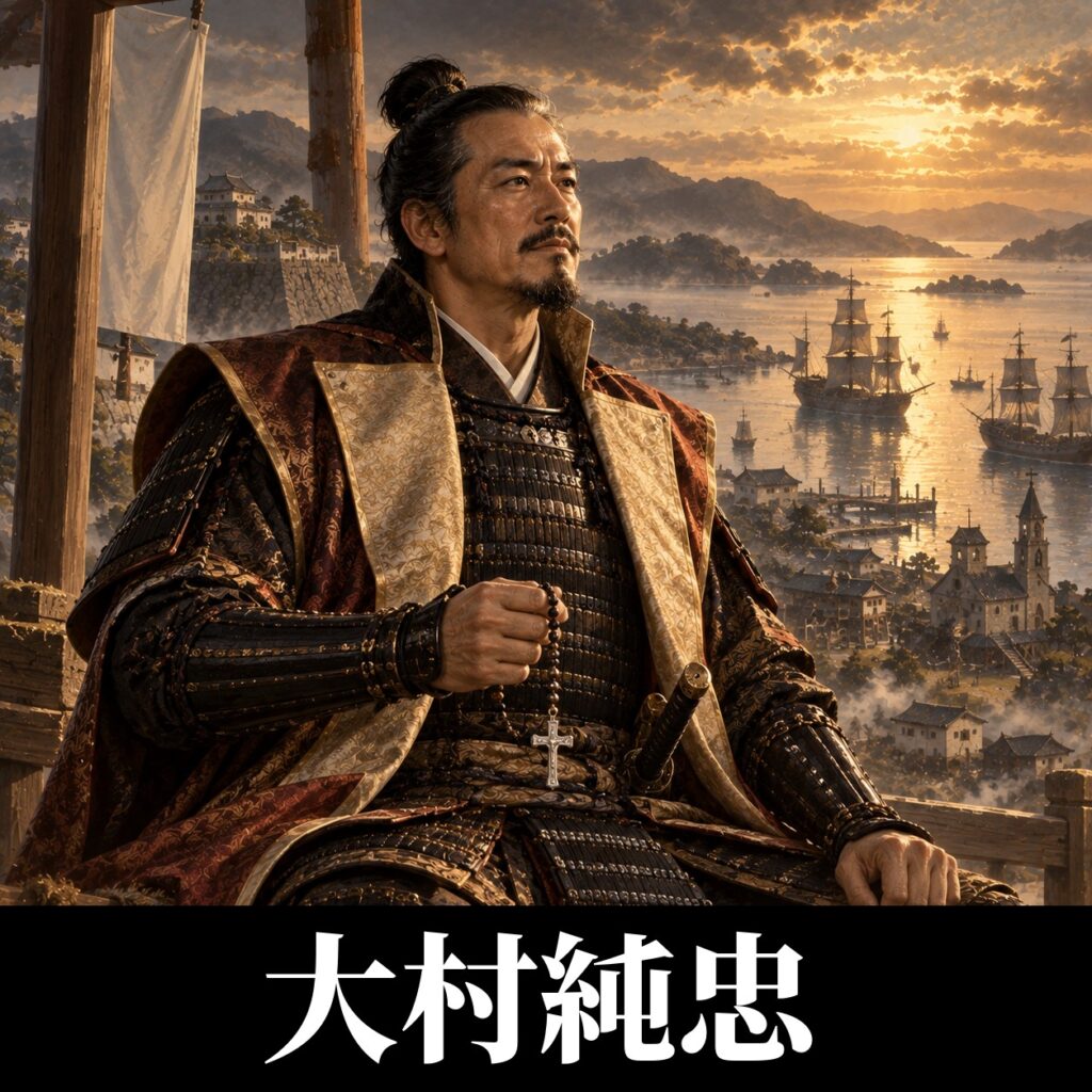 大村純忠のイラスト(イメージ)