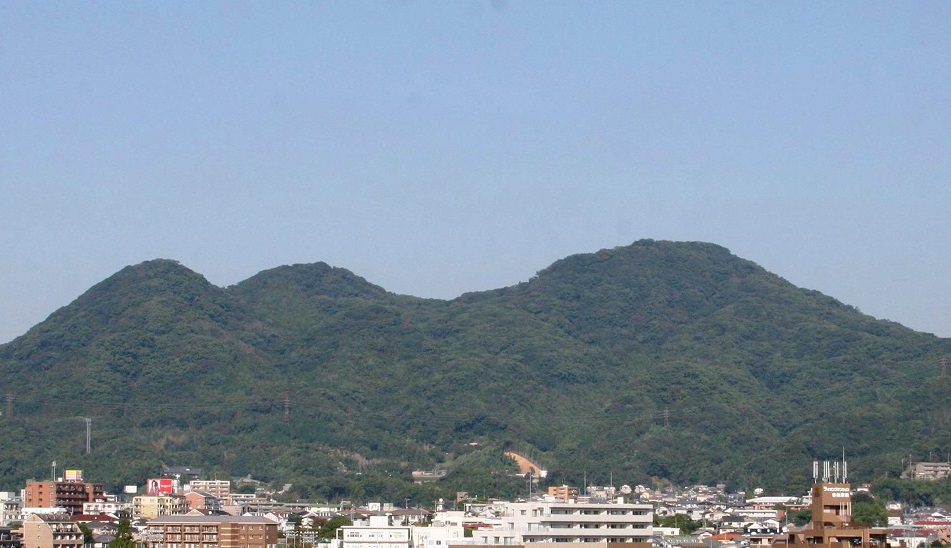 立花山の遠景