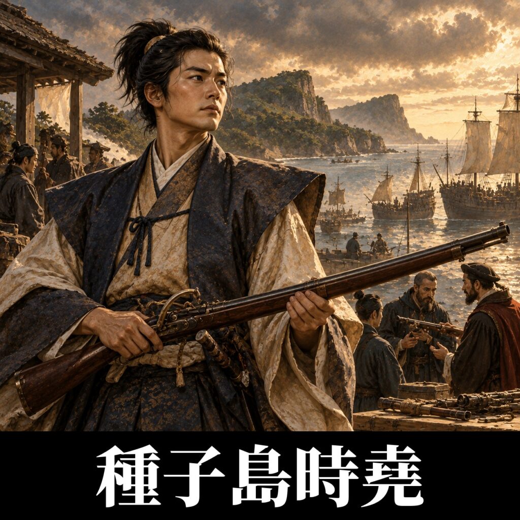 種子島時堯のイラスト(イメージ)