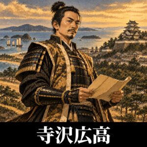 寺沢広高のイラスト（イメージ）